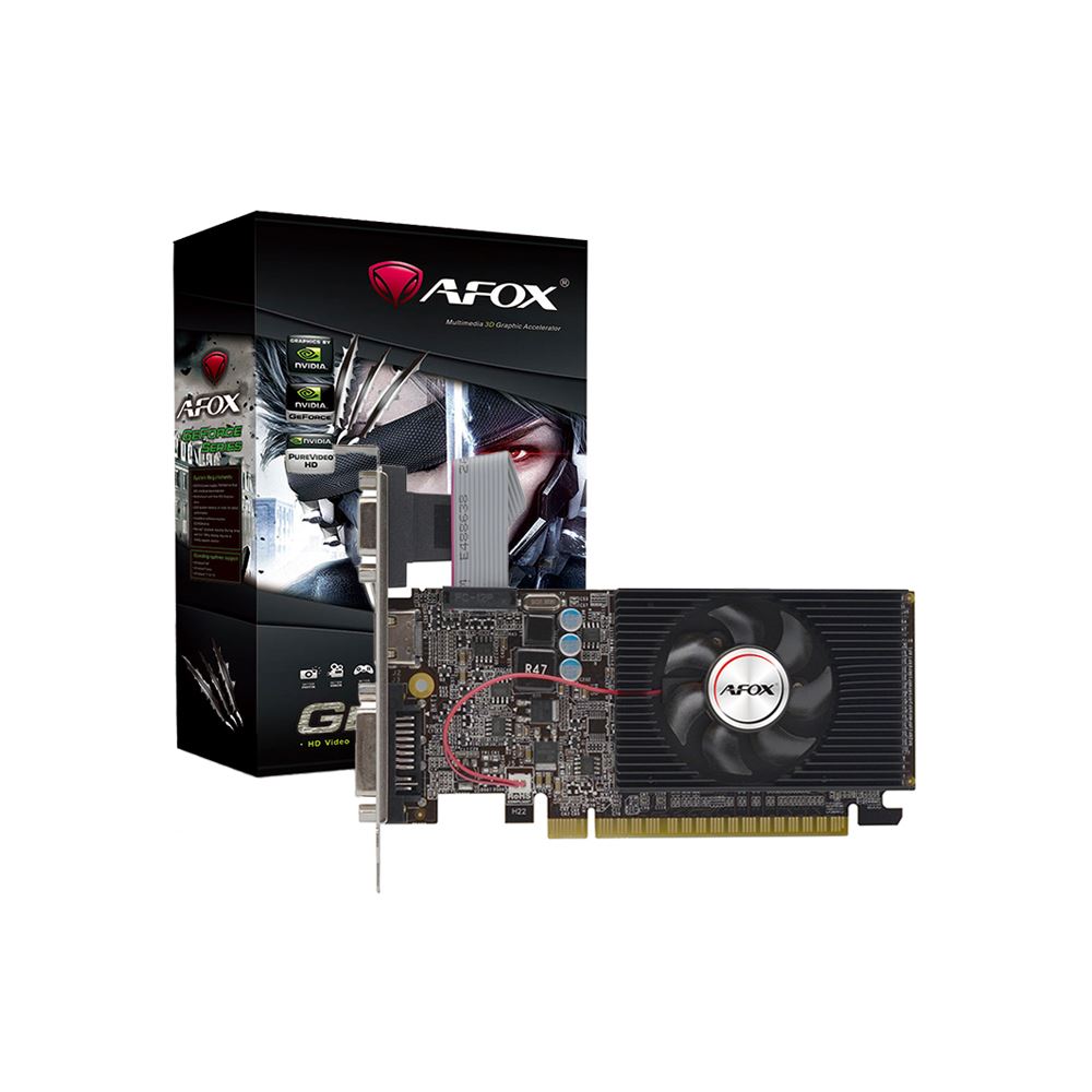AFOX GEFORCE GT610 2GB DDR3 64 Bit (AF610-2048D3L7-V6) (LP)