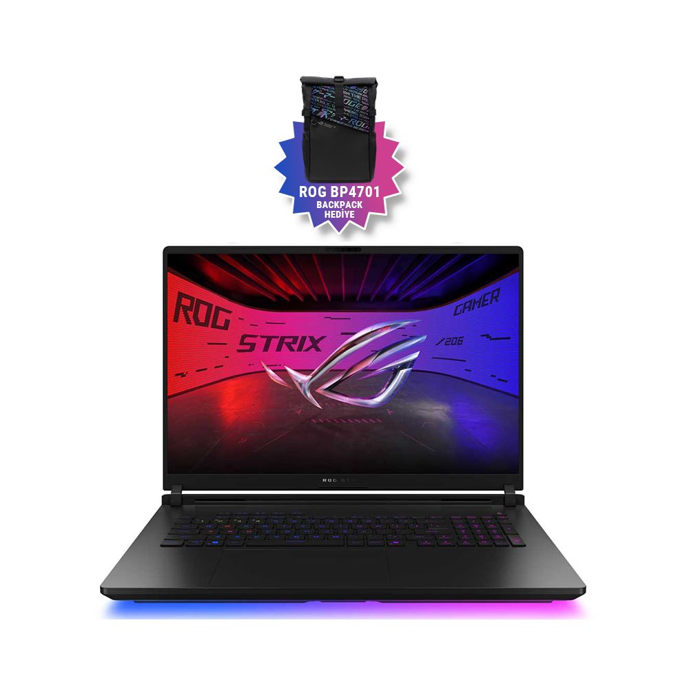 Asus Rog Strix Scar 18 G835lw-sa128 16gb Geforce Rtx5080 175w Intel Ultra 9 275hx 64gb Ram 2tb Performance Ssd 18 İnç Wqxga 240hz