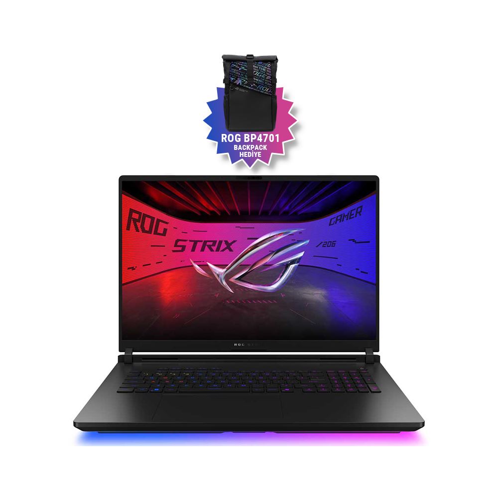 Asus Rog Strix Scar 18 G835lx-sa155 24gb Geforce Rtx5090 175w Intel Ultra 9 275hx 64gb Ram 4tb Performance Ssd 18 İnç Wqxga 240hz
