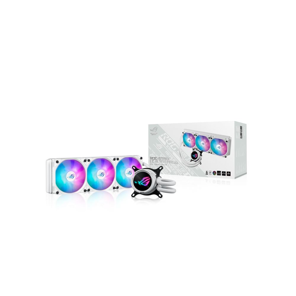 Asus Rog Strıx Lc Iıı 360 Argb Aura Sync Rgb 120mm*3 Adreslenebilir Rgb Fan Cpu Sıvı Soğutucusu Beyaz 6 Yıl Garanti