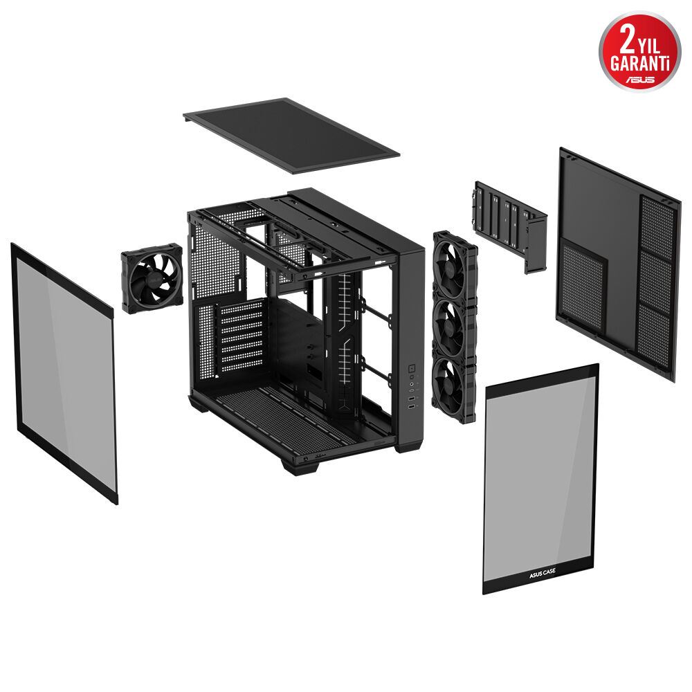 Asus A32 Plus M-Atx 3.2 Gen 2x1 Type C Portu Ve 360mm Aıo Cpu Soğutucu & 420mm Ekran Kartıyla Uyumlu