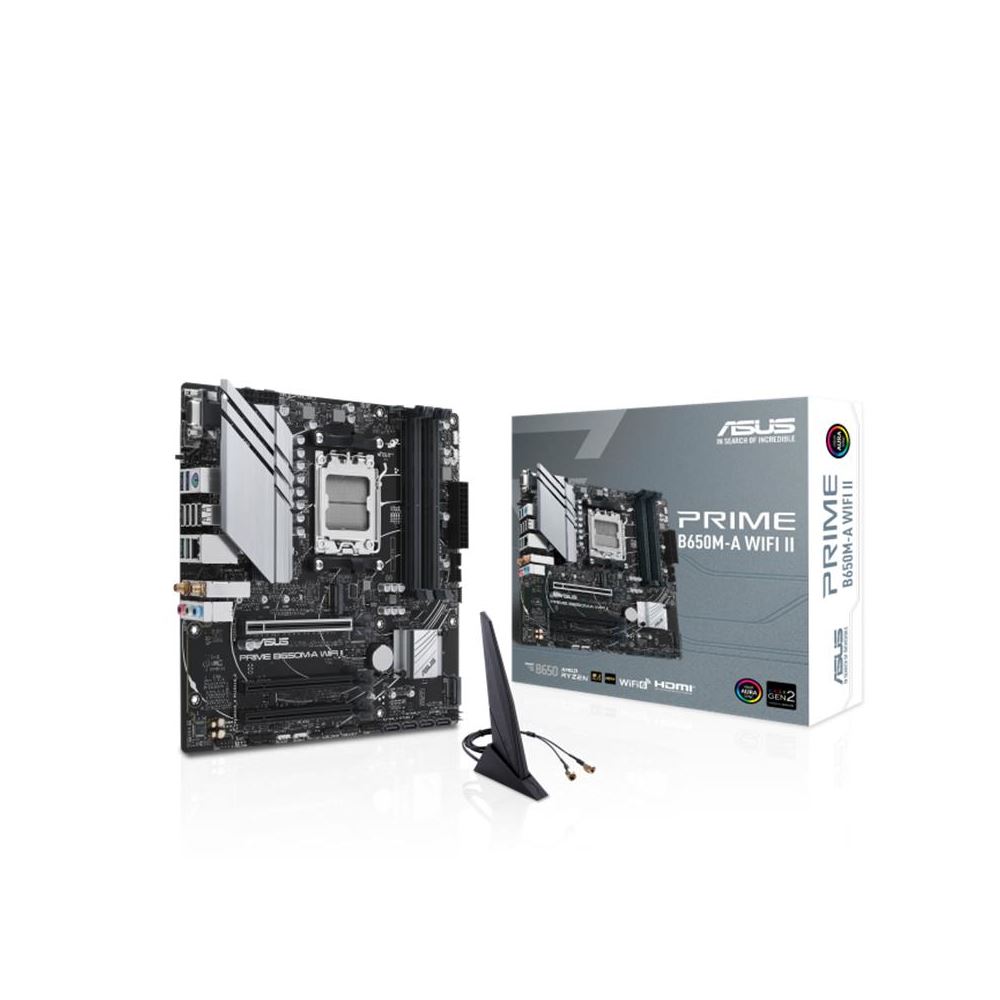 Asus Prıme B650m-a Wıfı Iı Ddr5 6400mhz 1xvga 1xhdmı 1xdp 2xm.2 Usb 3.2 Matx Am5(amd Am5 9000/8000/7000 Seri İle Uyumlu)