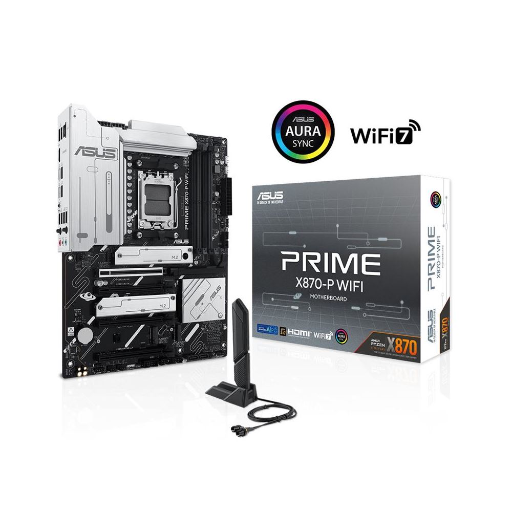 Asus Prıme X870-p Wıfı Ddr5 8000mhz 1xhdmı 2xusb4 4xm.2 Atx Am5 (amd Am5 9000/8000/7000 Serileri İle Uyumlu)