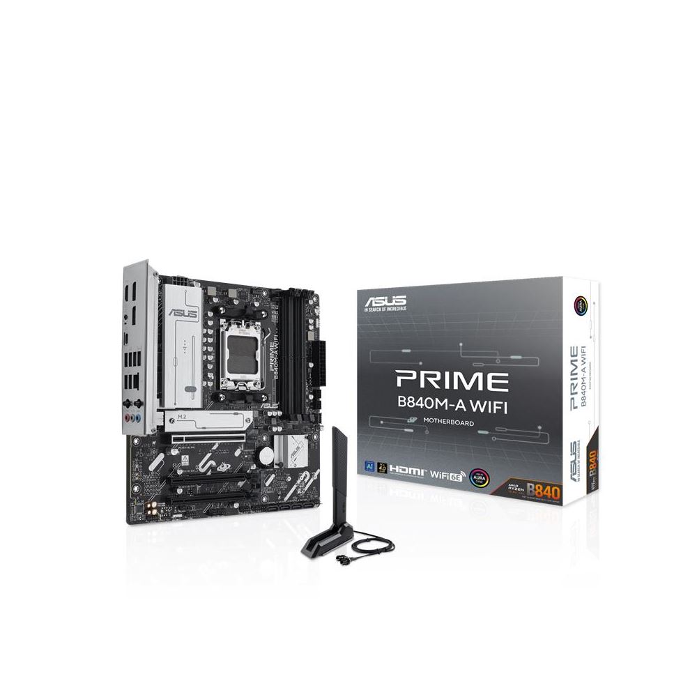 Asus Prıme B840m-a Wıfı Ddr5 7600mt/s 1xhdmı 2xdp 3xm.2 Am5 (amd Am5 9000/8000/7000 Serileri İle Uyumlu)
