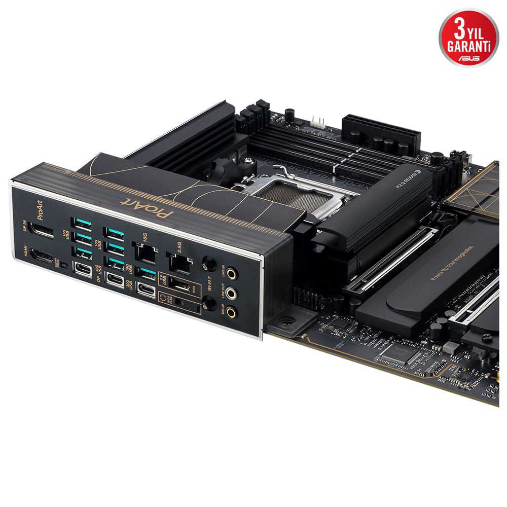 Asus Proart X870e-creator Wıfı Ddr5 8000mt/s 1xhdmı Type-c 4xm.2 Atx Am5 (amd Am5 9000/8000/7000 Serileri İle Uyumlu)