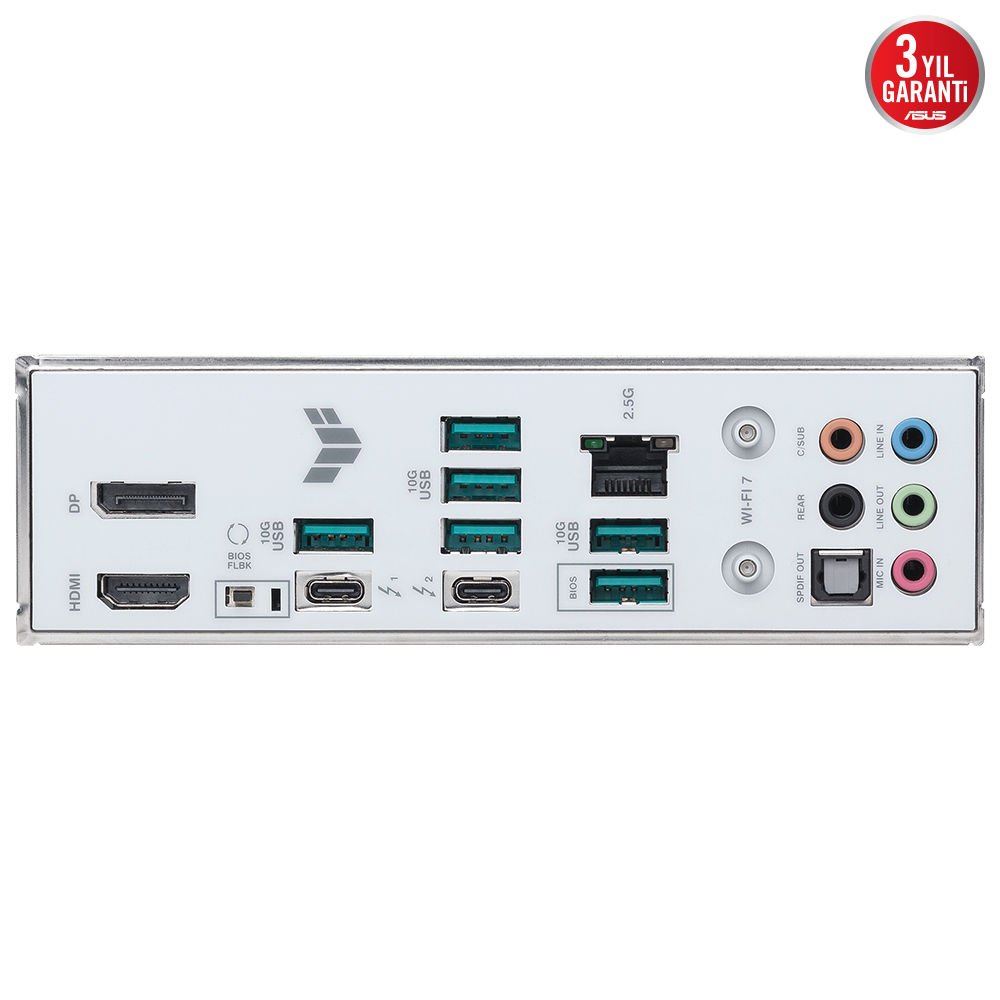 Asus TUF Gaming Z890-Pro WiFi DDR5 9066MHz(OC) LGA1851 M.2 mATX Anakart