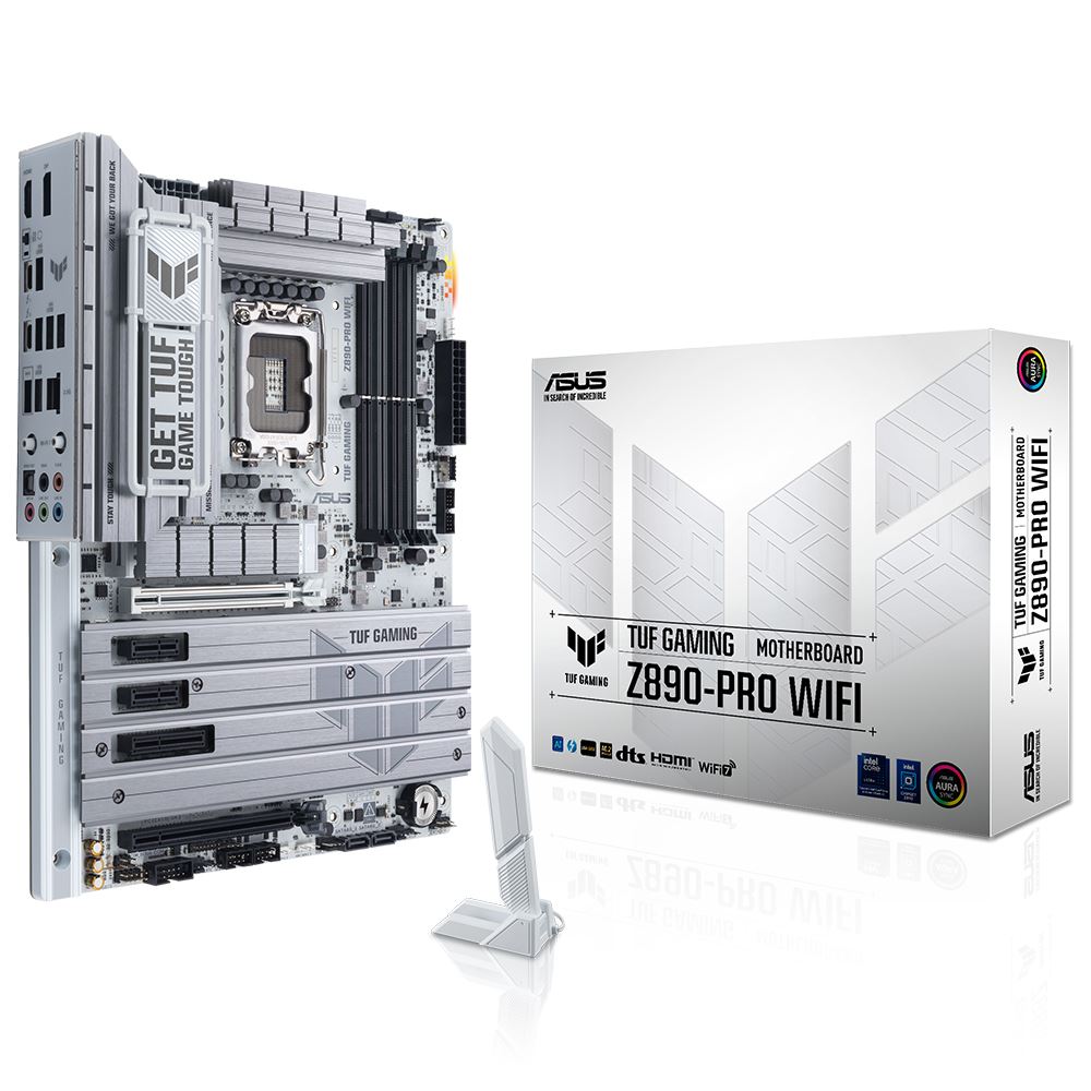 Asus Tuf Gamıng Z890-pro Wıfı Ddr5 9066mt/s 1xhdmı 1xdp 2xusb Type-c 4xm.2 Atx 1851p (ıntel Ultra Processors Serıes 2)