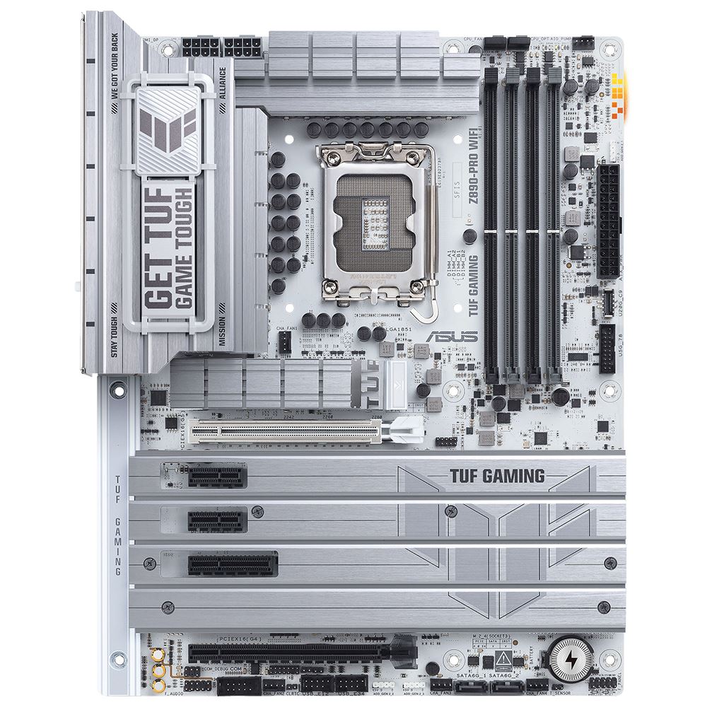 Asus Tuf Gamıng Z890-pro Wıfı Ddr5 9066mt/s 1xhdmı 1xdp 2xusb Type-c 4xm.2 Atx 1851p (ıntel Ultra Processors Serıes 2)