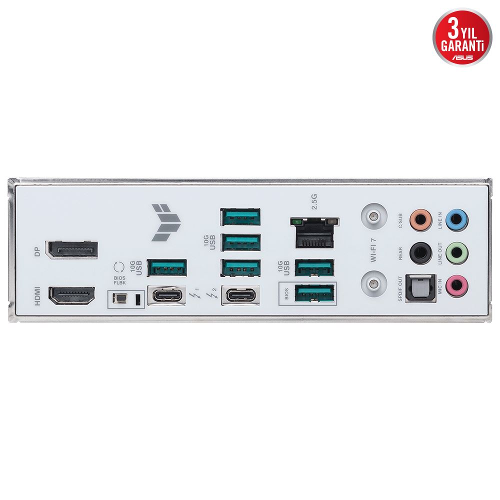 Asus Tuf Gamıng Z890-pro Wıfı Ddr5 9066mt/s 1xhdmı 1xdp 2xusb Type-c 4xm.2 Atx 1851p (ıntel Ultra Processors Serıes 2)