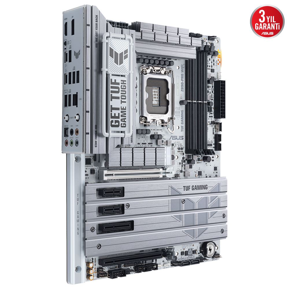 Asus Tuf Gamıng Z890-pro Wıfı Ddr5 9066mt/s 1xhdmı 1xdp 2xusb Type-c 4xm.2 Atx 1851p (ıntel Ultra Processors Serıes 2)