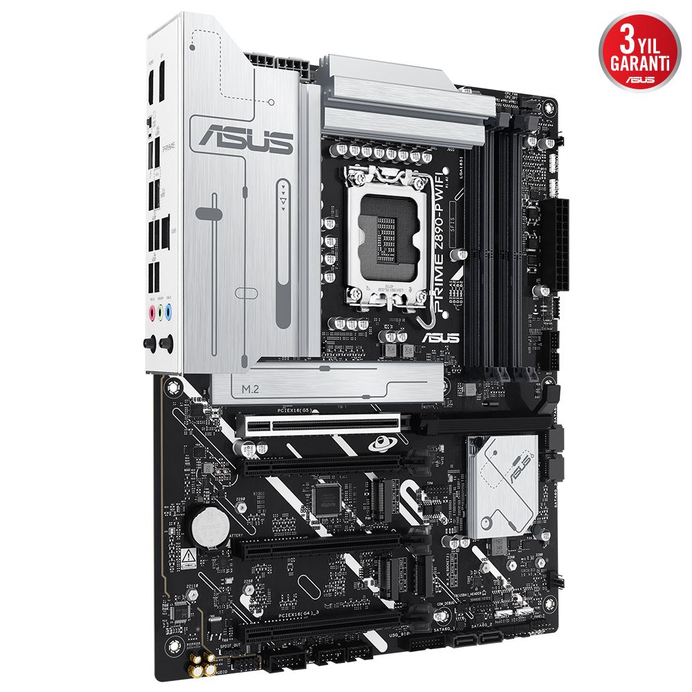 Asus Prıme Z890-p Wıfı Ddr5 8666mt/s 1xhdmı 1xdp 1xusb Type-c 4xm.2 Atx 1851p (ıntel Ultra Processors Serıes 2)