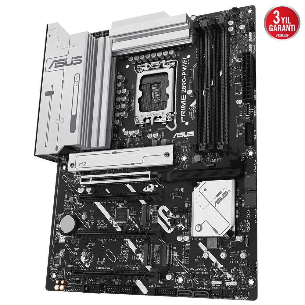 Asus Prıme Z890-p Wıfı Ddr5 8666mt/s 1xhdmı 1xdp 1xusb Type-c 4xm.2 Atx 1851p (ıntel Ultra Processors Serıes 2)