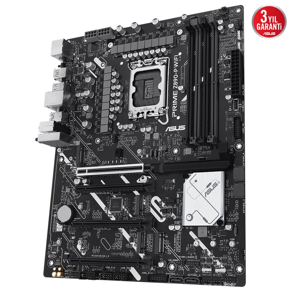Asus Prıme Z890-p Wıfı Ddr5 8666mt/s 1xhdmı 1xdp 1xusb Type-c 4xm.2 Atx 1851p (ıntel Ultra Processors Serıes 2)