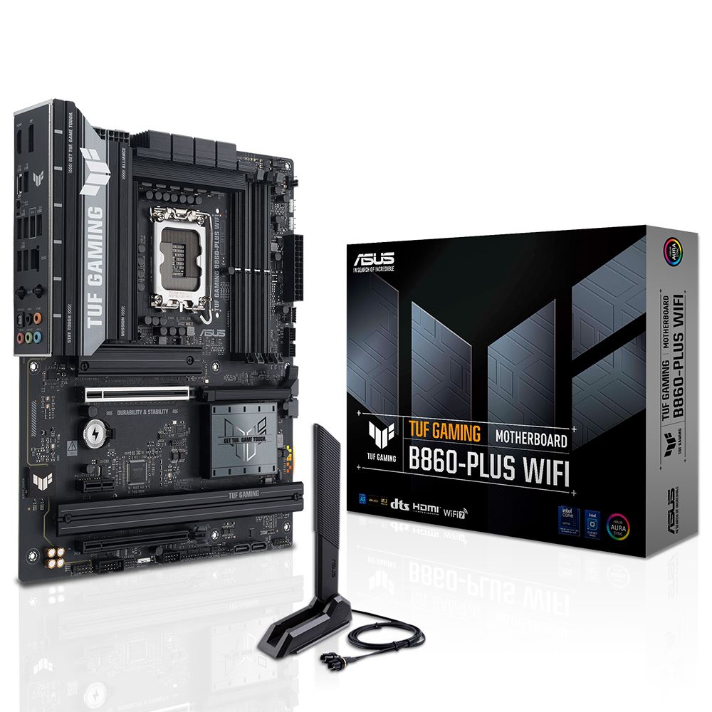 Asus Tuf Gamıng B860-plus Wıfı Ddr5 8666mt/s 1xhdmı 1xdp 3xm.2 Type-c Atx 1851p (ıntel Ultra Processors Serıes 2)