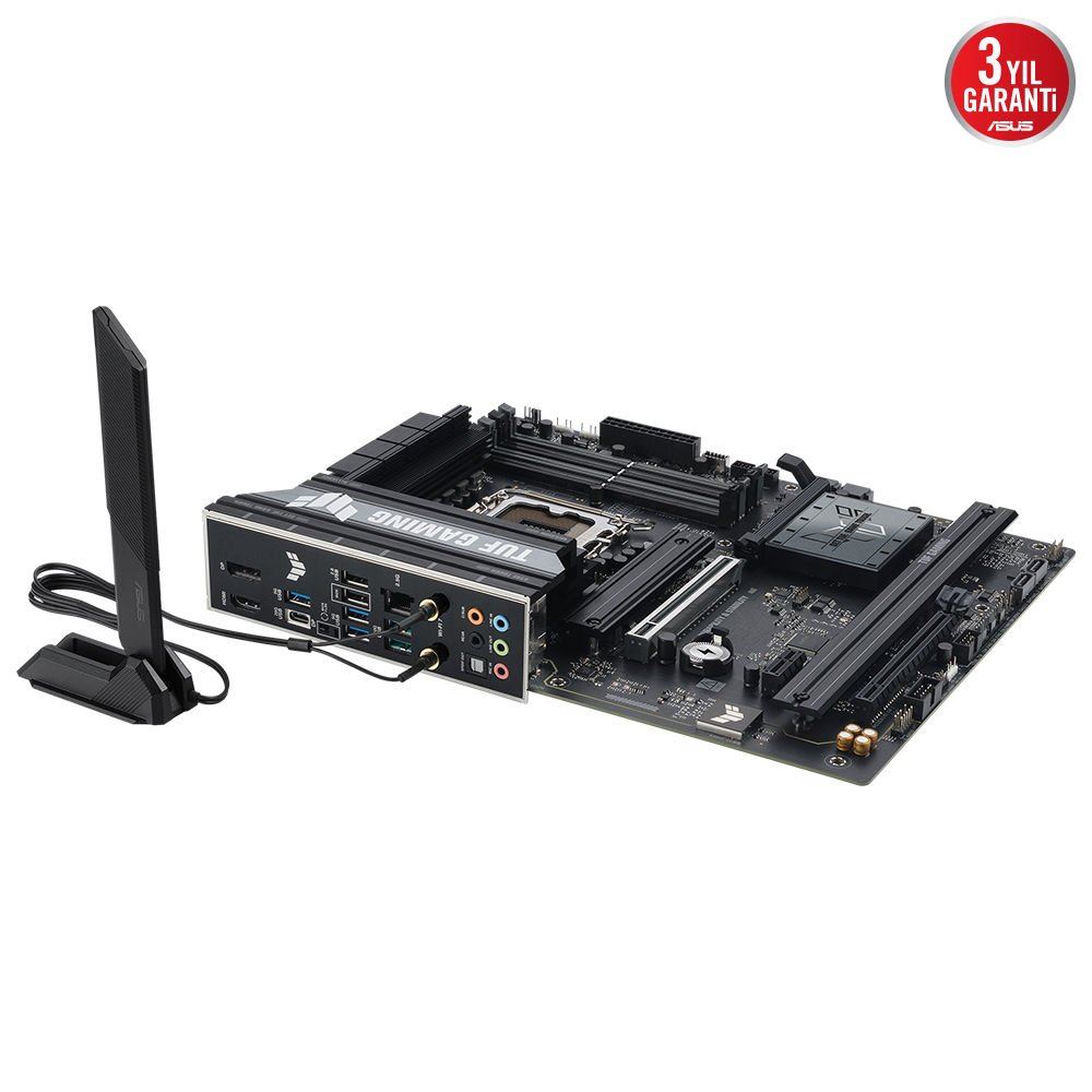 Asus TUF Gaming B860-Plus WiFi DDR5 8666MHz(OC) LGA1851 M.2 mATX Anakart