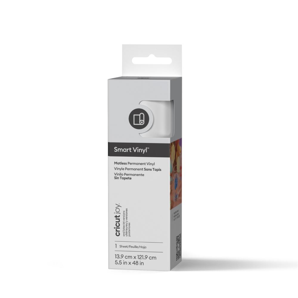 Cricut 2011693 Joy Smart Vinil Kalıcı Mat 13.9x121.9cm Beyaz