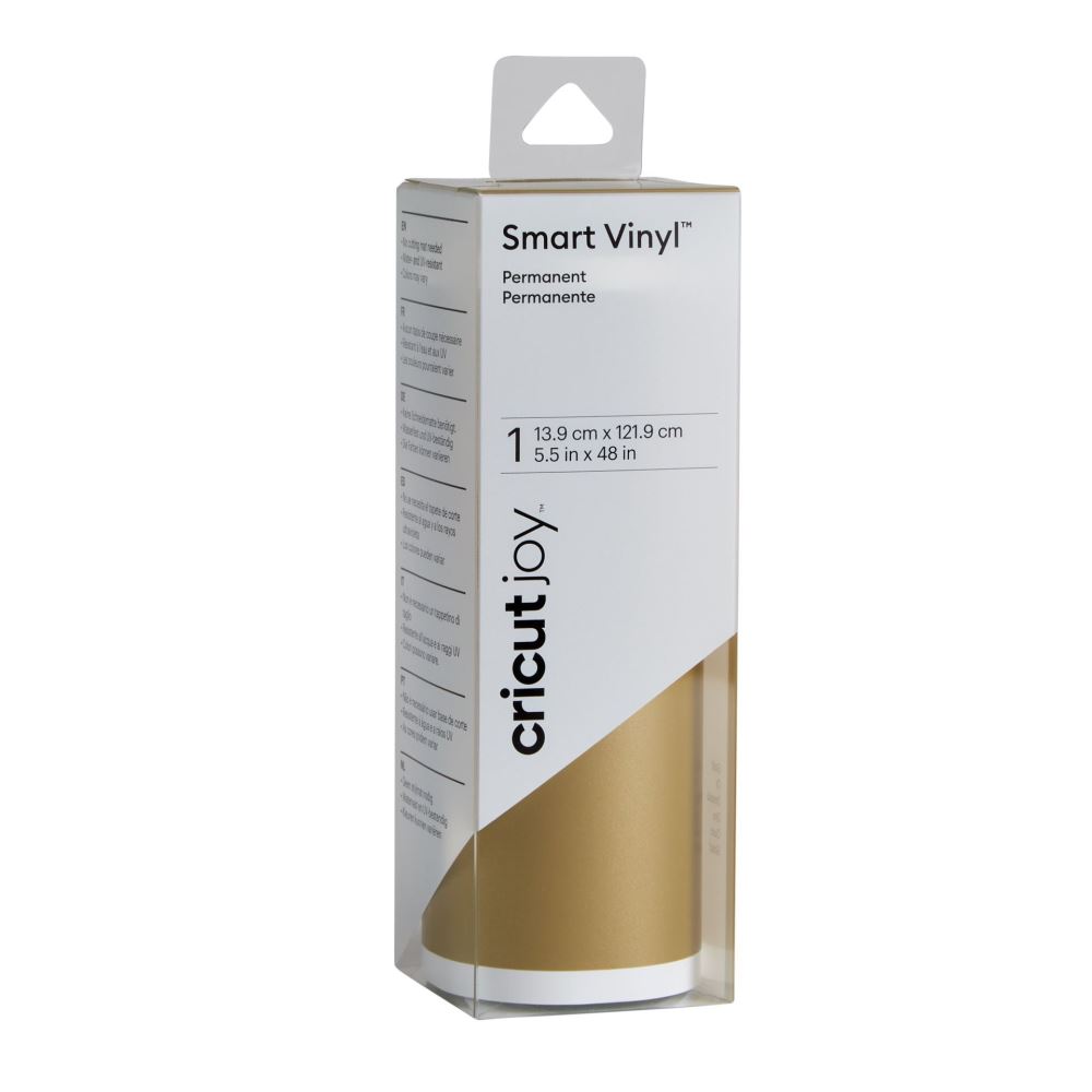 Cricut Joy Smart Vinil Kalıcı 14x122cm Altın Sarısı 2008031