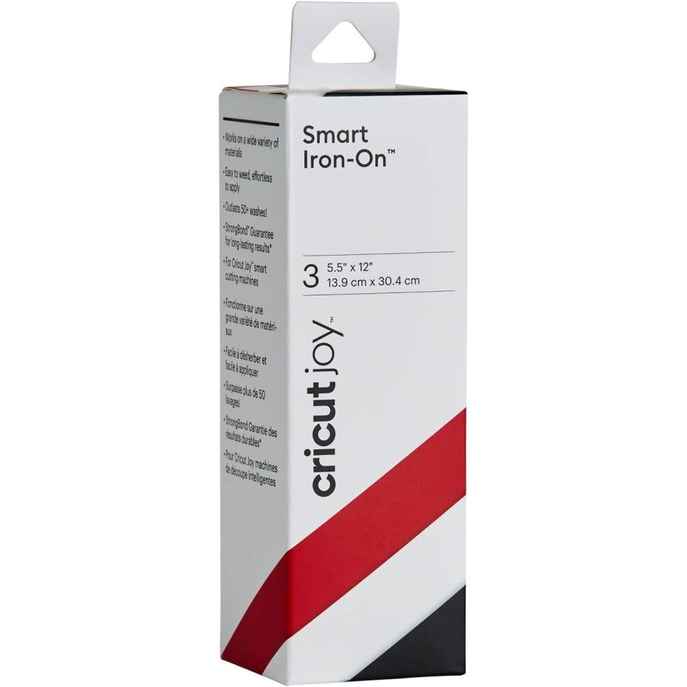 Cricut  Joy Smart Iron On 14X30CM Siyah Beyaz Kırmızı 2007218