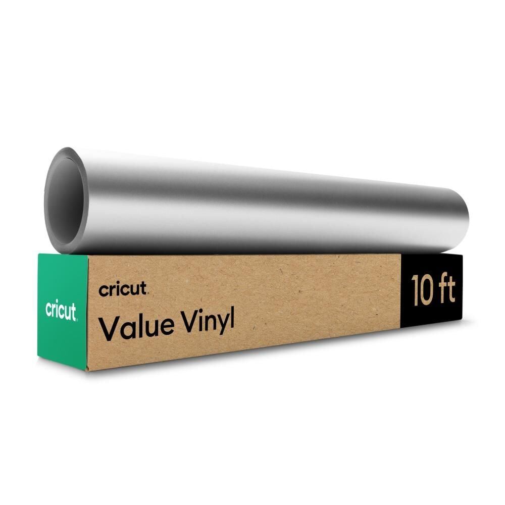 Cricut 2012040 Ekonomik Vinil Kalici 30.5cm X 3m Gümüş