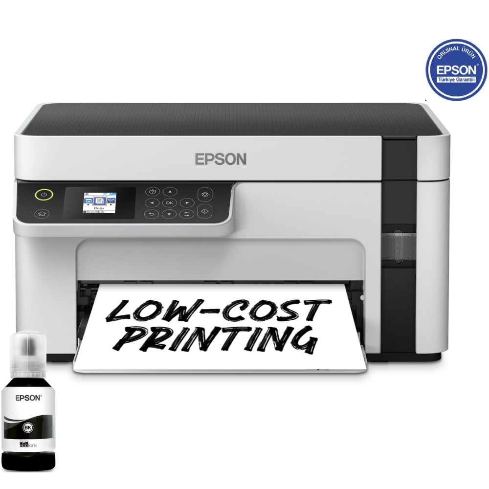 Epson Ecotank M2120 Wi-fi + Tarayıcı + Fotokopi Mono Çok Fonksiyonlu Tanklı Yazıcı C11cj18403