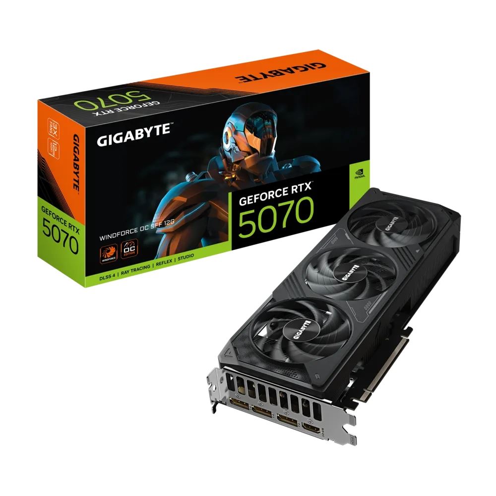 Gıgabyte Rtx5070 Wındforce Gv-n5070wf3oc-12gd Vga