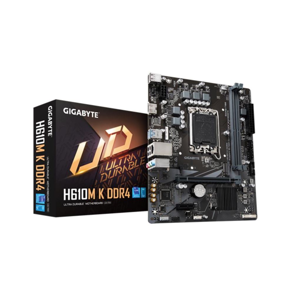 Gıgabyte H610m-k Ddr4 3200mhz 1xhdmı 1xm.2 Usb 3.2 Matx 1700p (12. / 13. Ve 14. Nesil İşlemci Uyumlu)