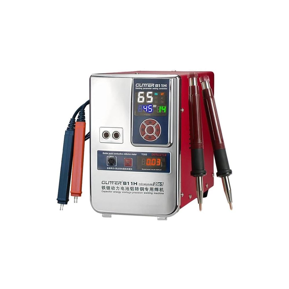 Glitter 811h Şarjli Pil Profesyonel Bakir - Nikel Punta Kaynak Makinesi 36kw/42kw 7000a