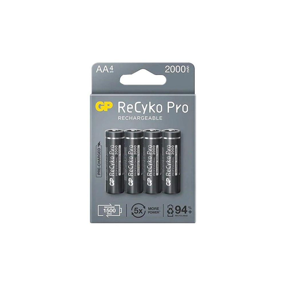 Gp Recyko Pro Aa 2000 Mah Şarjlı 4'lü Pil