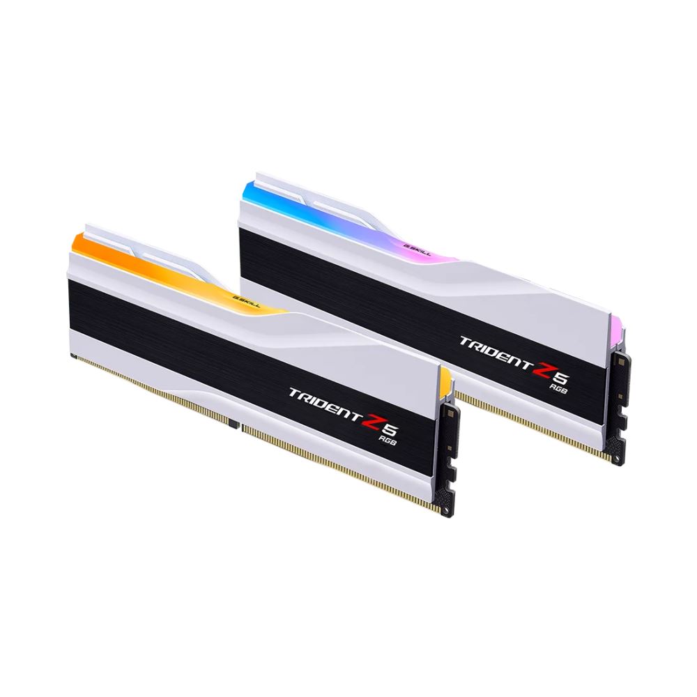 G.Skill Trident Z5 RGB Beyaz 64GB (2X32GB) DDR5 6000MHz CL30 1.40V RAM Bellek