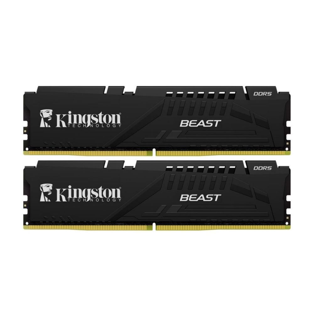 16 Gb Ddr5 5200mhz Kıngston Beast Black Expo 2x8gb Cl36 Dımm Dt Kf552c36bbek2/16tr