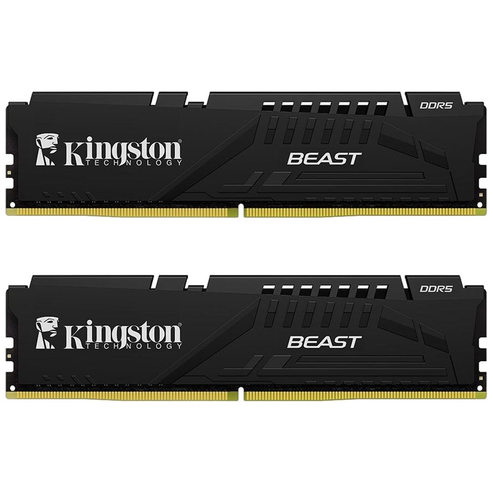 64 Gb Ddr5 5600mhz Kıngston Beast Black Cl36 Dt Kf556c36bbek2/64tr