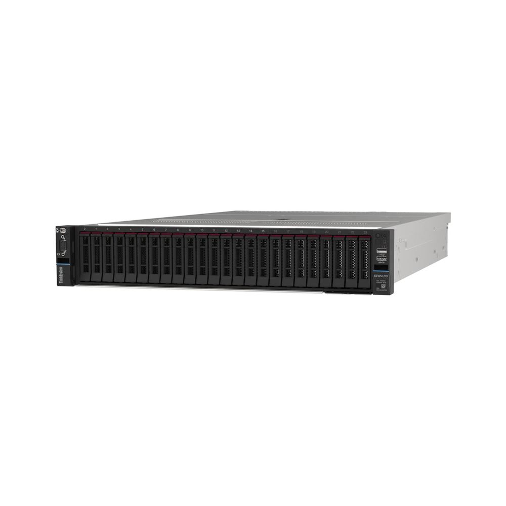 Lenovo Thınksystem Sr650 7d761010ea V3 1xıntel Xeon Gold 6526y 16c 1x64gb 8x2.5" 1x1100w 3 Yıl Yerinde Garanti