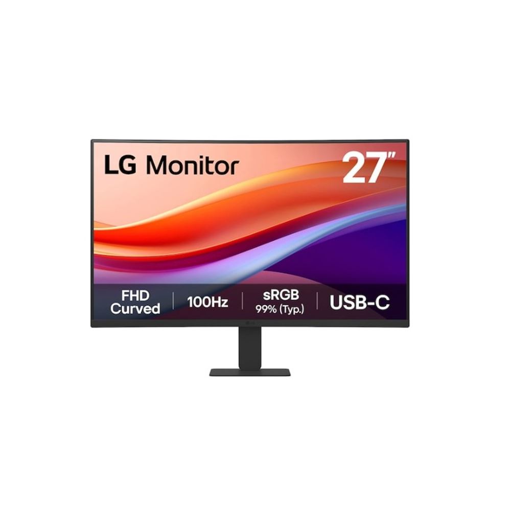 27 Lg 27u421a-b Va 5ms 100hz Usb-c Hdmı Fhd 1920x1080 Curved Vesa Sıyah