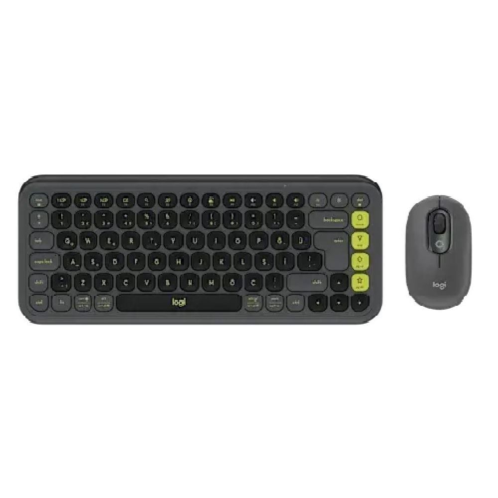 Logitech Pop Icon Bluetooth Klavye & Mouse Seti Grafit 920-013075