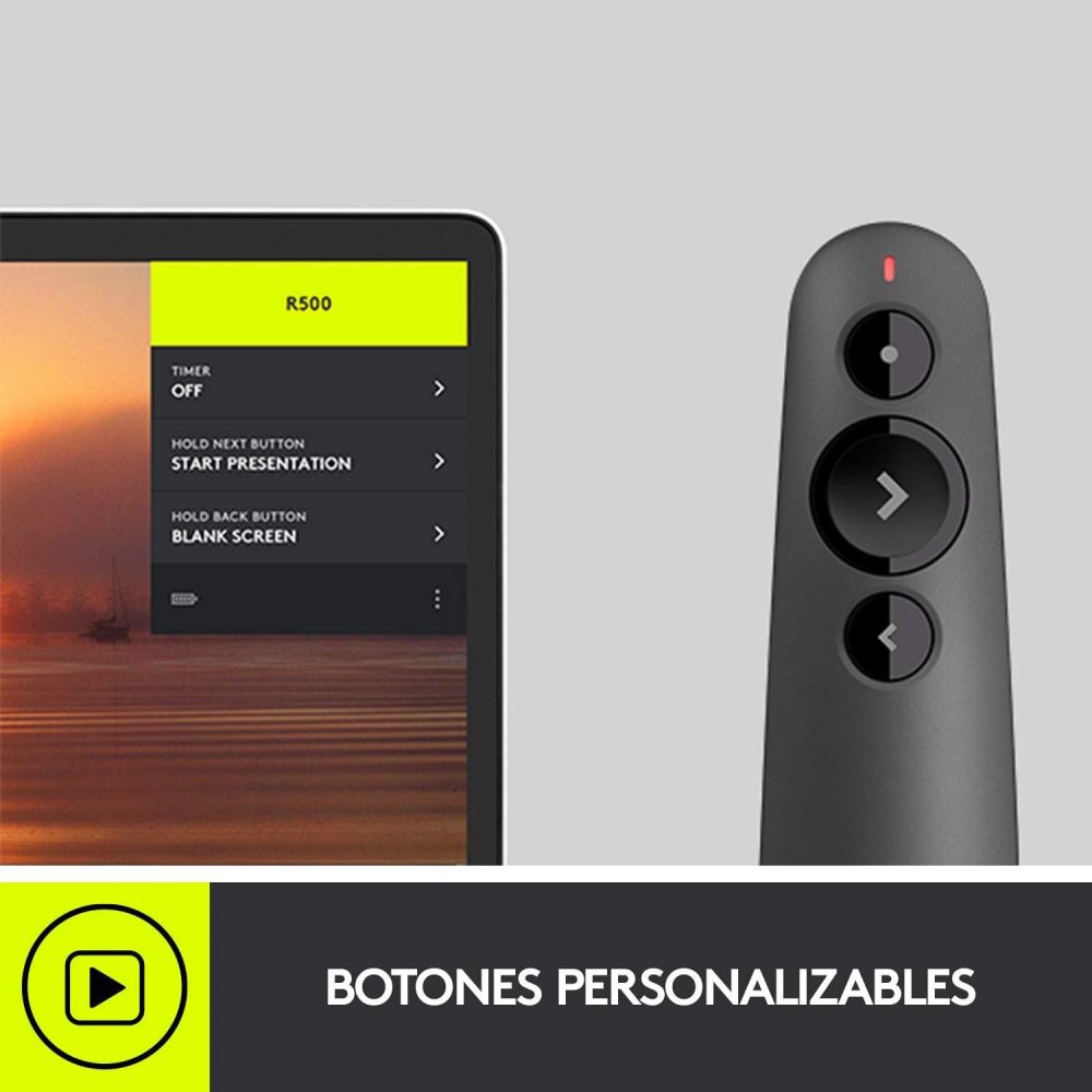 Logitech R500S Kablosuz Sunum Kumandası - Grafit 910-005843