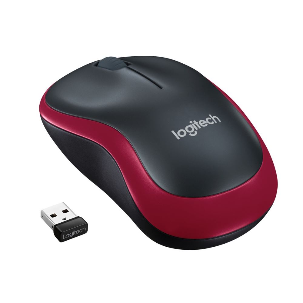 Logıtech M185 Usb Alıcılı Kompakt Kablosuz Mouse-Kırmızı 910-002237