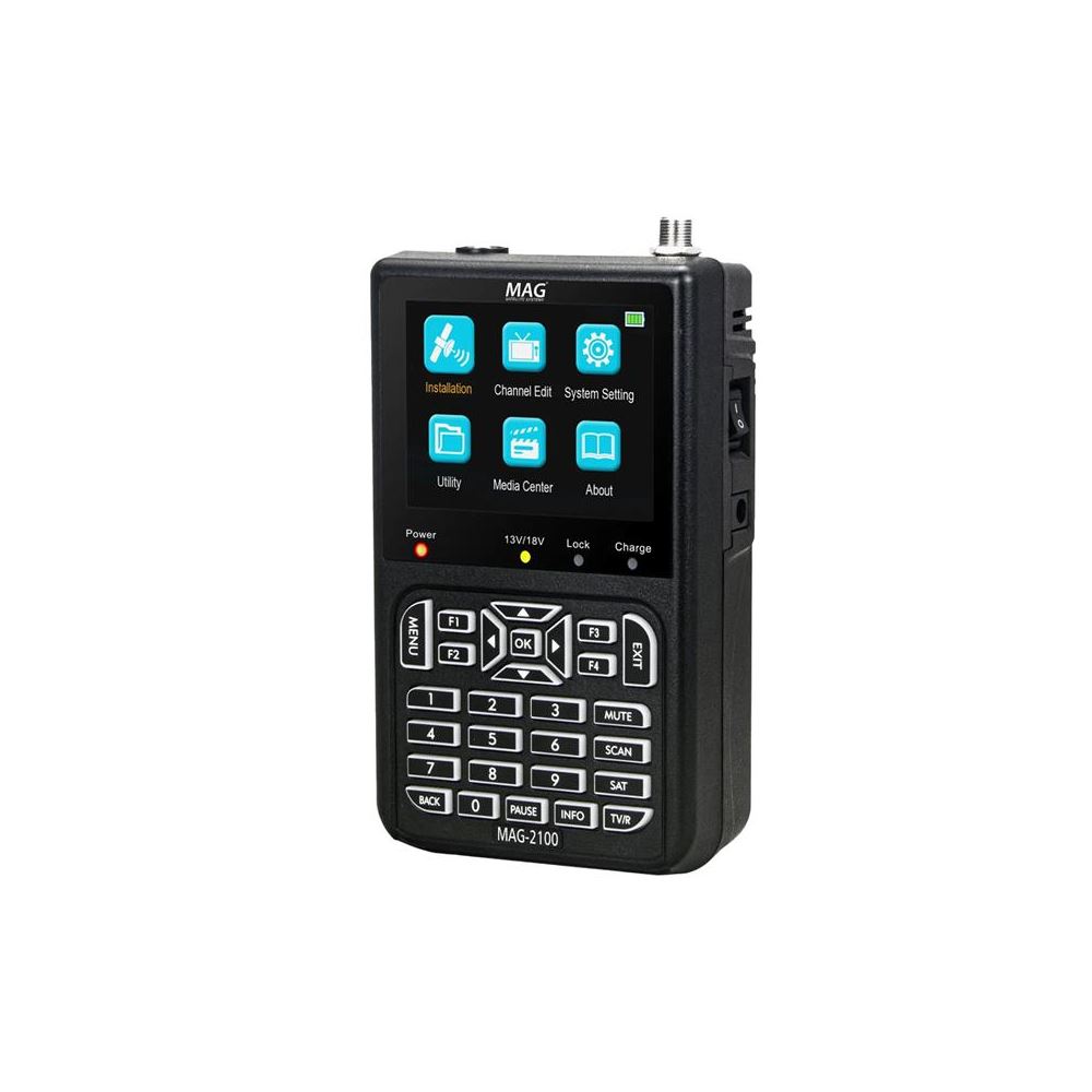 Mag Mag-2100 3.5'' Dvb-s/s2 Lcd Ekran Görüntülü Hd Uydu Yön Sinyal Bulucu