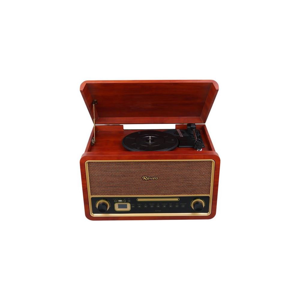 Magicvoice F29 Retro Vintage Çanta Pikap - Cd - Radyo - Bluetooth - Aux - Usb Mp3 Çalar