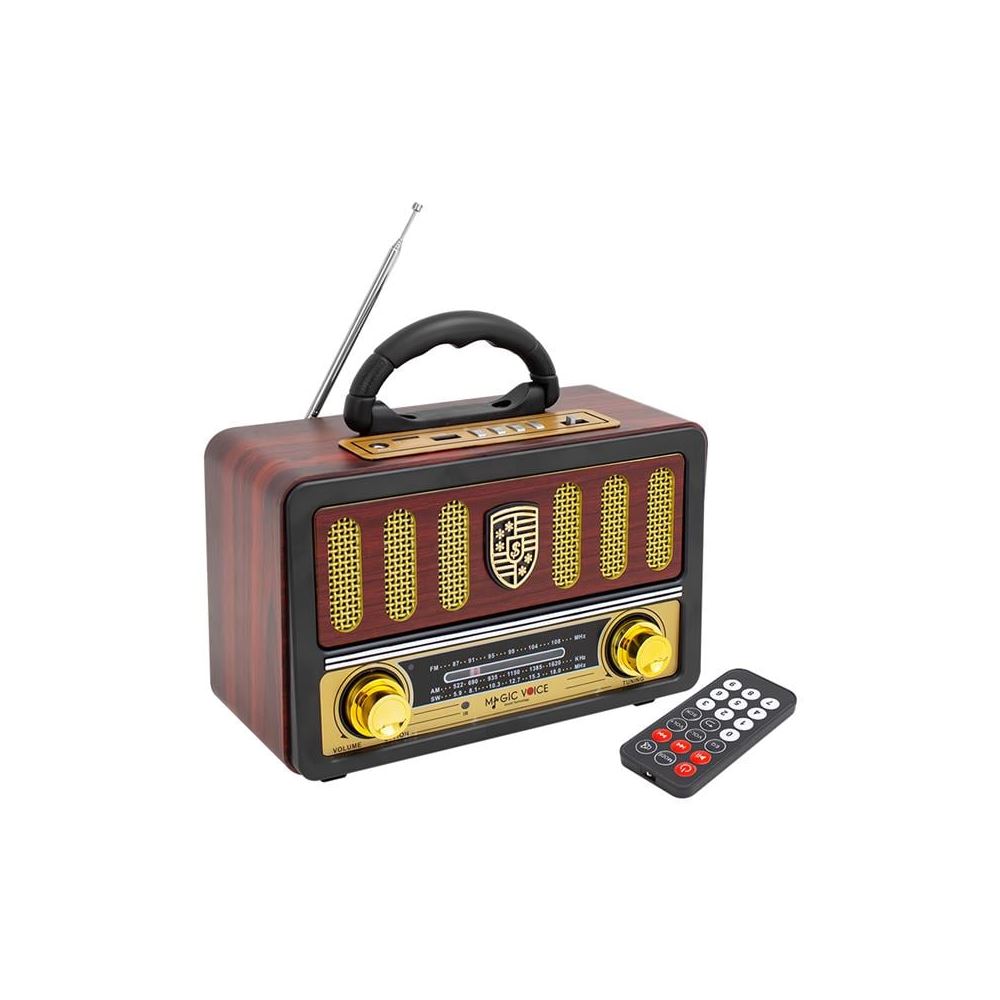 Magicvoice Mv-114bt Usb - Sd - Fm - Bluetooth Destekli Nostaljik Radyo