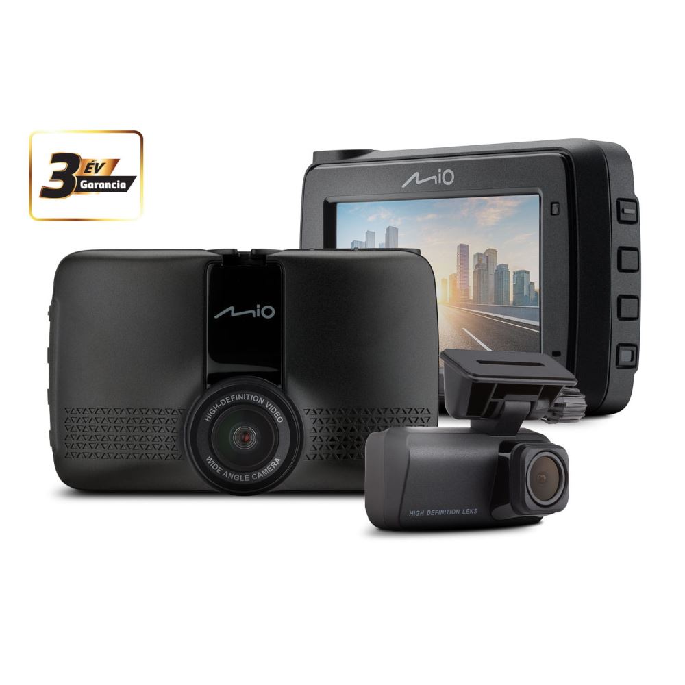 Mio MiVue 903WD Pro 2.5K WQHD HDR G-Sensor SONY STARVIS-2 GPS+Wi-Fi Dahili Park Modu 2.7" Araç İçi Ön ve Arka Kamera Seti