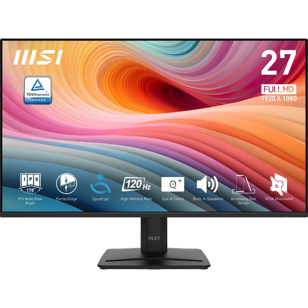 Msı 27 Pro Mp275 E2 1920x1080 (Fhd) 16:9 Flat Ips 120hz 1ms Freesync Monıtor