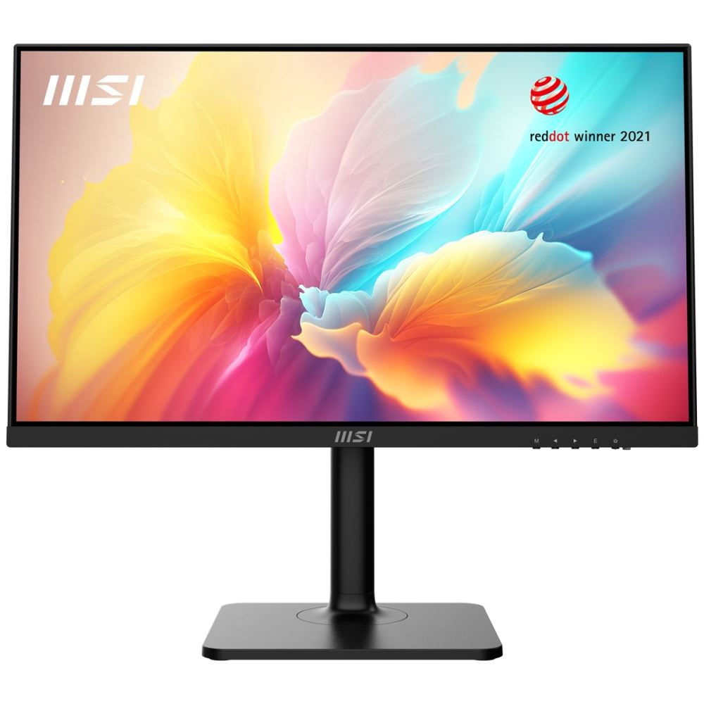 Msı 23.8 Modern Md2412p 1920x1080 (Fhd) 16:9 Flat Ips 100hz 1ms Adaptıve-Sync Pıvot Type-C Monıtor