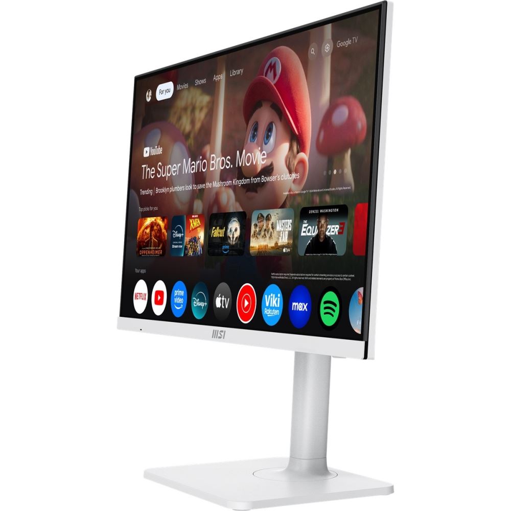 Msı 27 Modern Md272upsw 3840x2160 (Uhd) 16:9 Flat Ips 60hz 1ms Adaptıve-Sync Pıvot Beyaz Type-C Monıtor