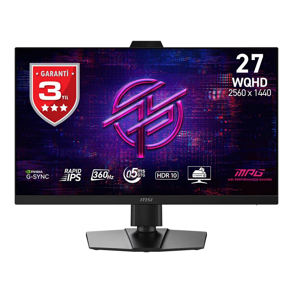 Msı 27 Mpg 272qrf X36 2560x1440 (Wqhd) 16:9 Flat Rapıd Ips 360hz 0.5ms G-Sync Pulsar Pıvot Gamıng Monıtor