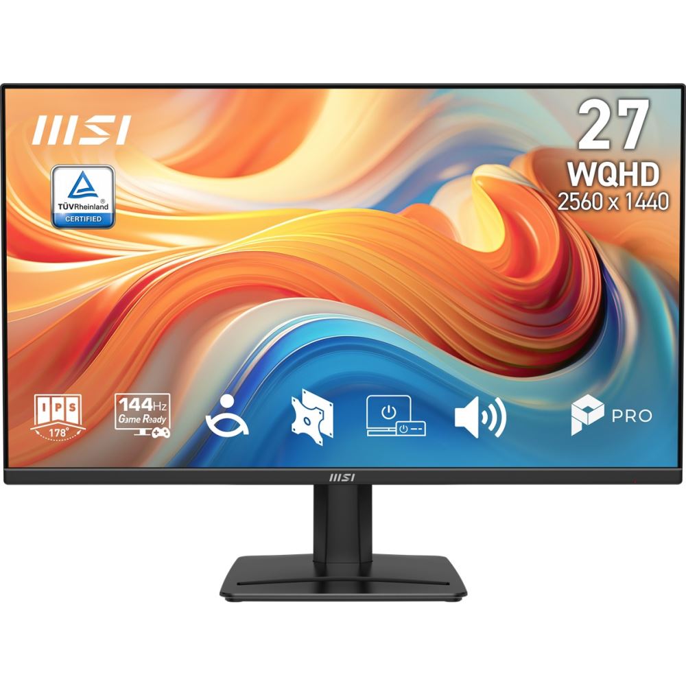 Msı 27 Pro Mp275q E14 2560x1440 (Wqhd) 16:9 Flat Ips 144hz 1ms (Mprt) Freesync Monıtor