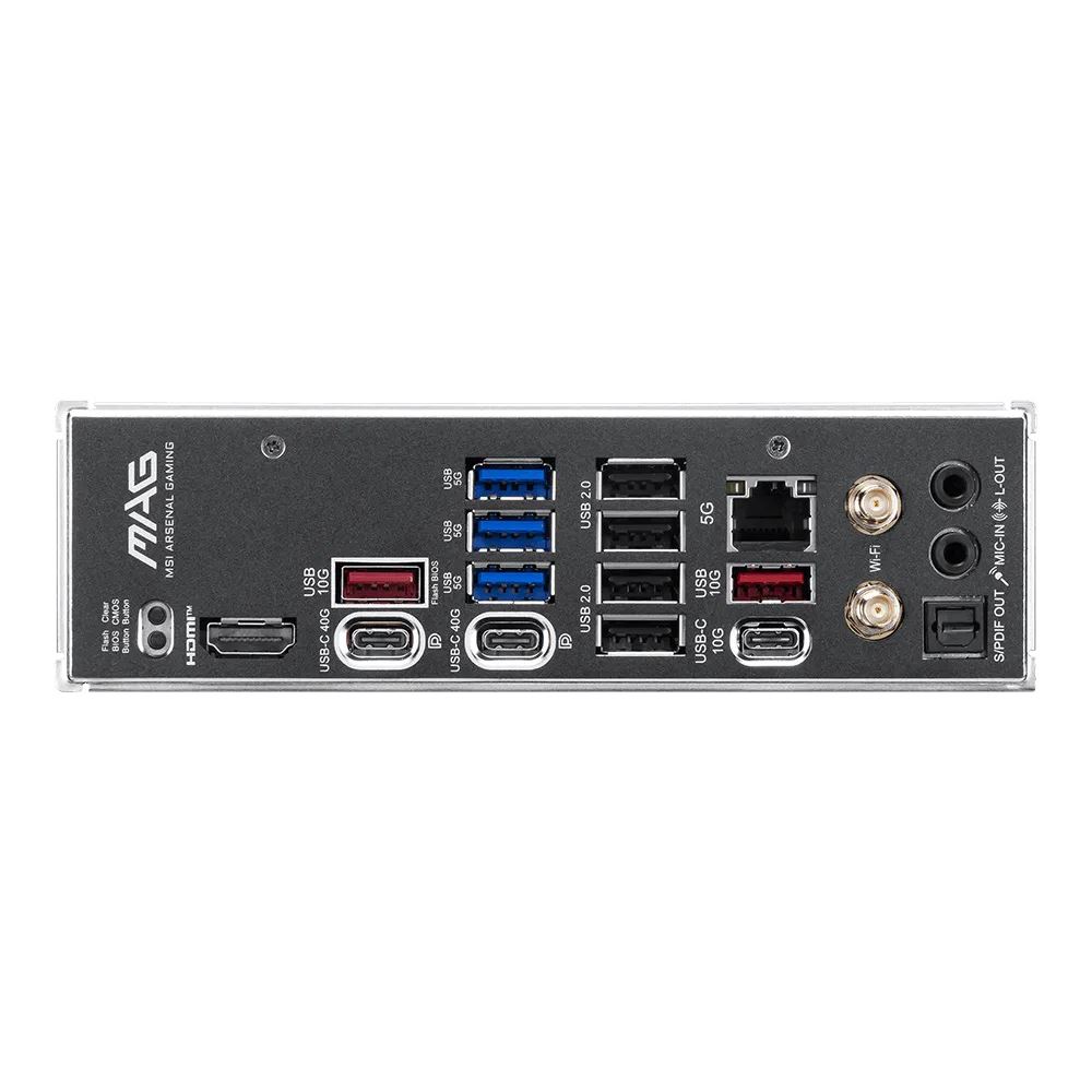 Msı Mb Mag X870e Tomahawk Max Wıfı Am5 Ddr5 8400mhz(Oc) Usb4 4x M.2 Hdmı  2x Type-C Dp 5g Lan Wıfı 7 Rgb Atx