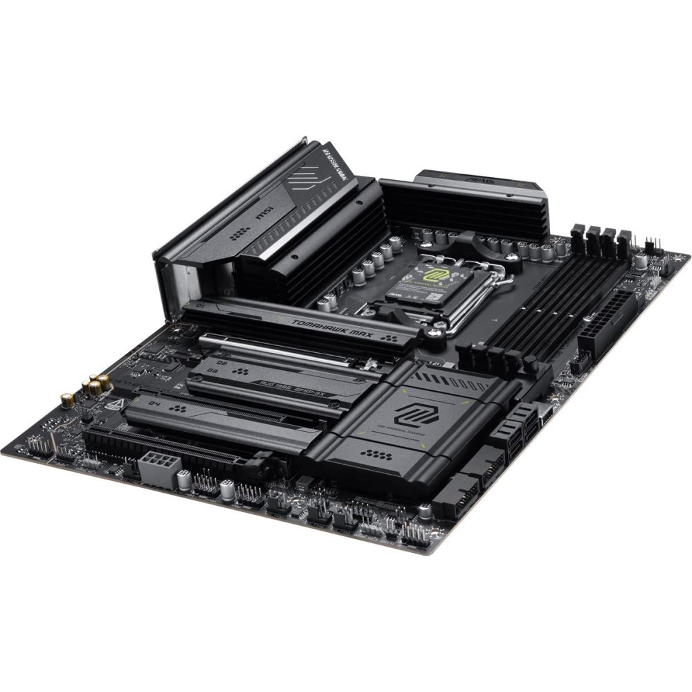 Msı Mb Mag X870e Tomahawk Max Wıfı Am5 Ddr5 8400mhz(Oc) Usb4 4x M.2 Hdmı  2x Type-C Dp 5g Lan Wıfı 7 Rgb Atx