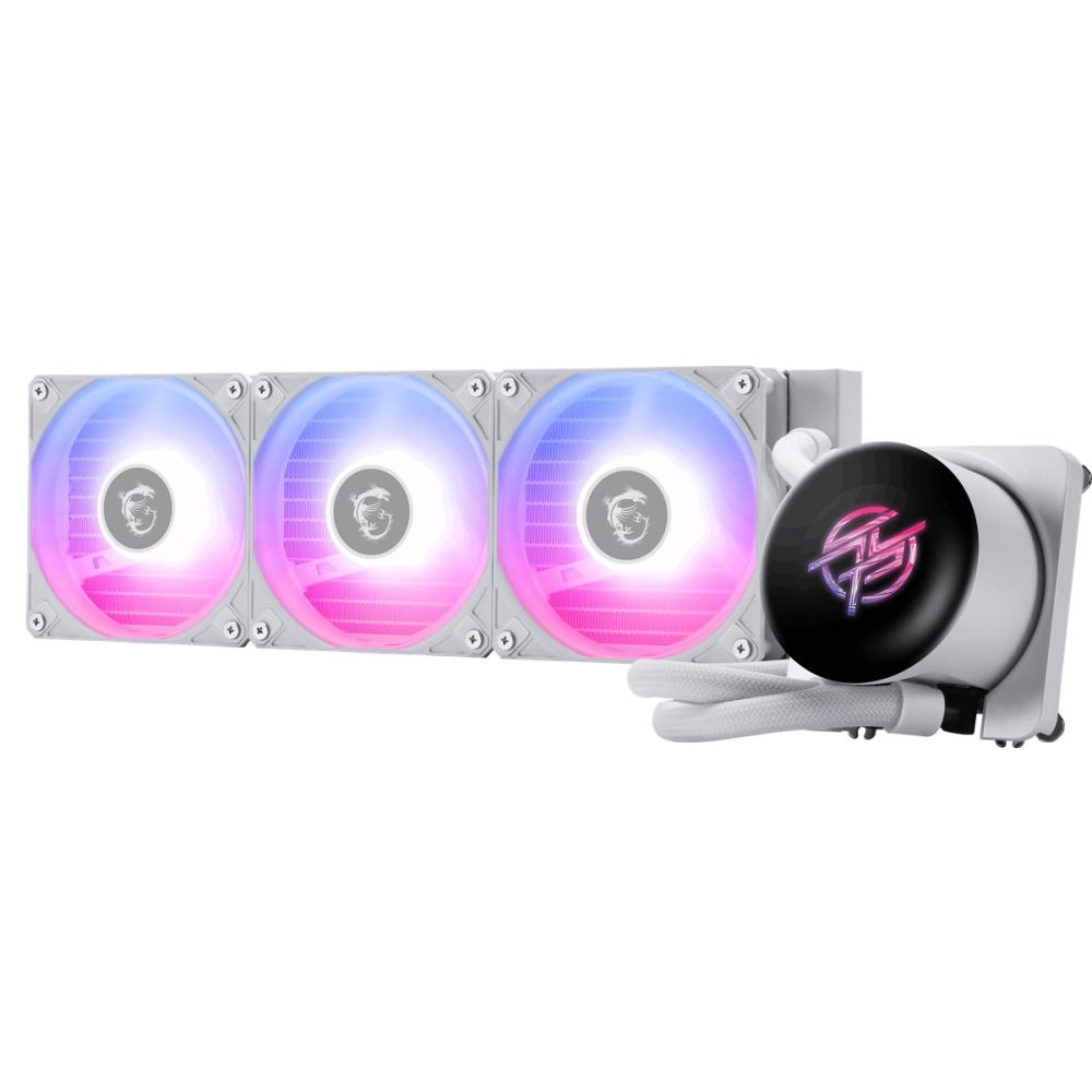 Msı Mpg Corelıquıd P13 360 Whıte 360 Mm Beyaz  Argb Gen2 2.1 Lcd Ekranlı Sıvı İşlemci Soğutucusu