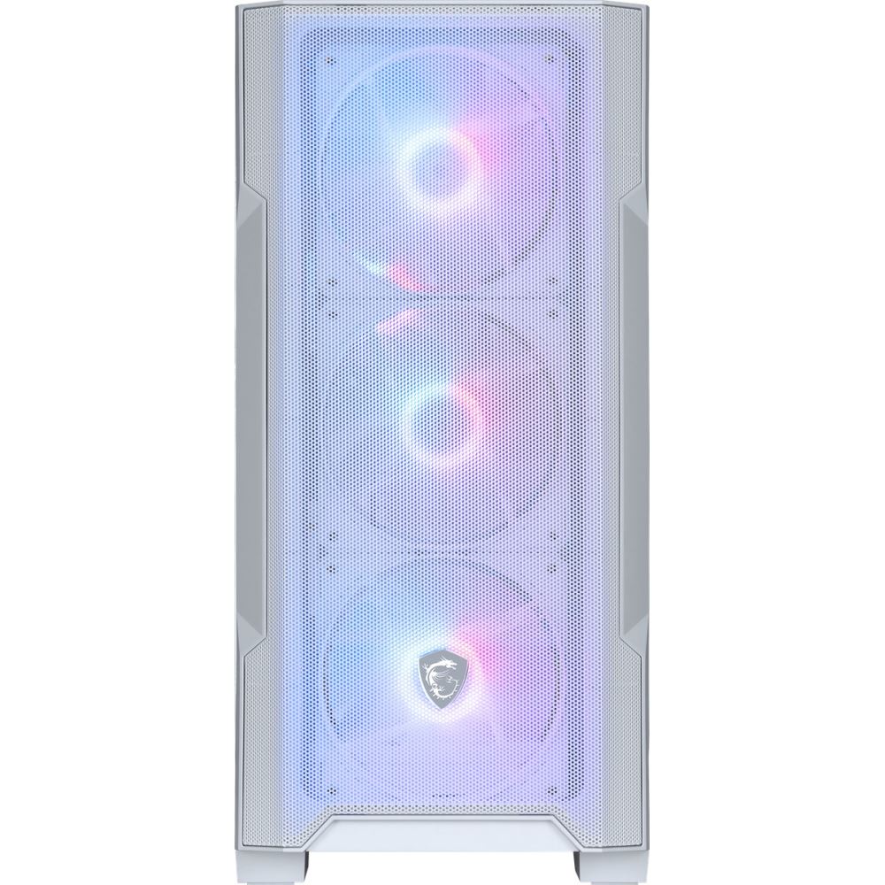 Msı Mag Forge M100r Whıte Temperlı Cam 3x120mm 1x120mm Argb Fan Matx Gamıng Bılgısayar Kasası