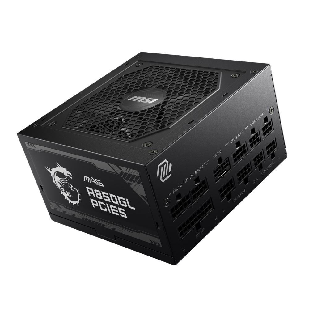 Msı Mag A850gl Pcıe5 850w 80+ Gold Power Supply